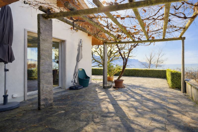 Villa de plain-pied avec vue sur le lac et le château (2)