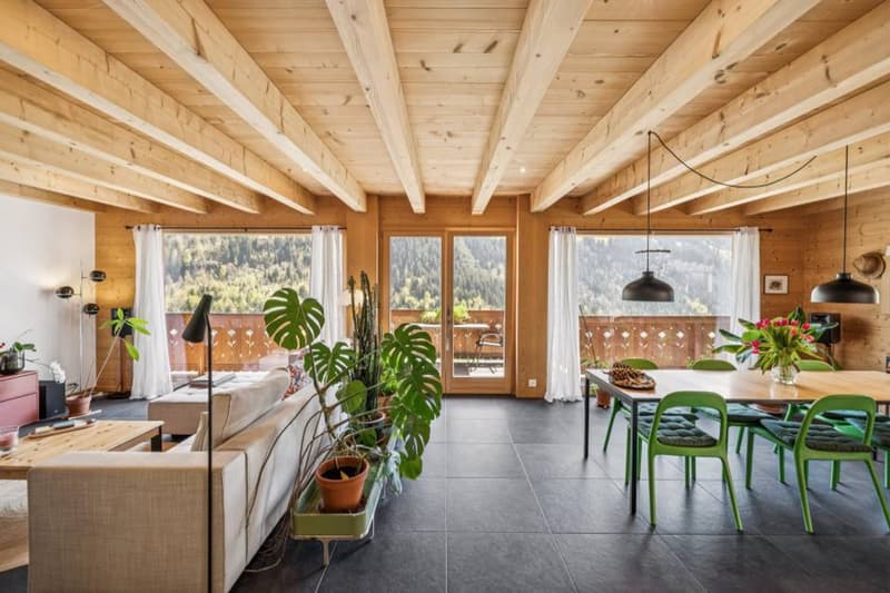 Magnifique chalet avec vue imprenable sur les Dents du Midi (2)