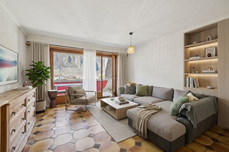 Appartement centre village, très bien entretenu, actuellement loué (1)