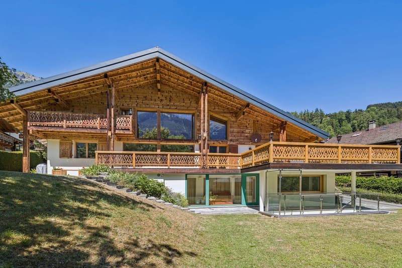 EXCLUSIVITE - CHALET ATYPIQUE - CENTRE VILLAGE sur 2000 m2 de terrain (2)