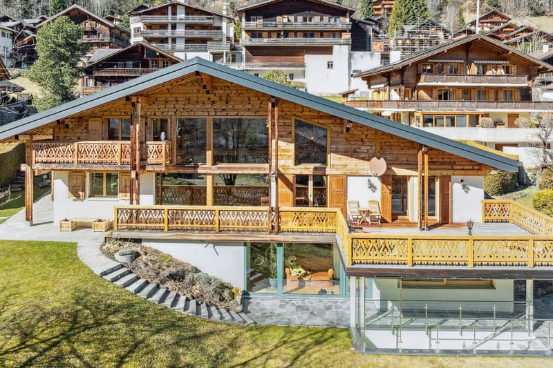 EXCLUSIVITE - CHALET ATYPIQUE - CENTRE VILLAGE sur 2000 m2 de terrain (1)