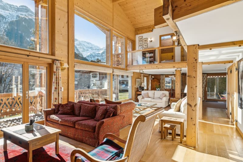 EXCLUSIVITE - CHALET ATYPIQUE - CENTRE VILLAGE sur 2000 m2 de terrain (2)