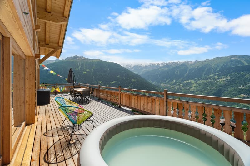Terrasse + vue