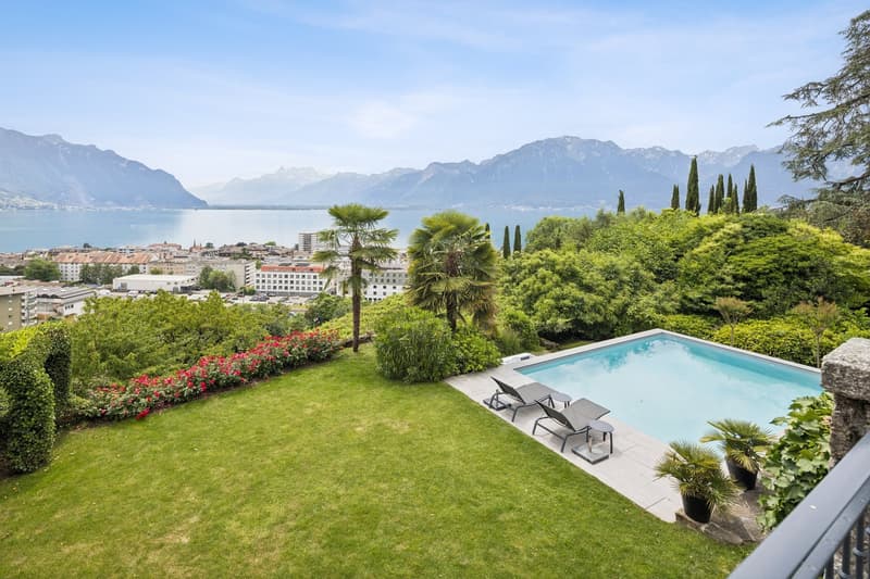 Extraordinaire demeure du 18ème siècle sur la Commune de Montreux (3)
