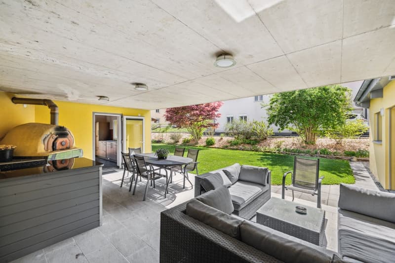 Villa contemporaine avec annexe à Collombey-Muraz (3)