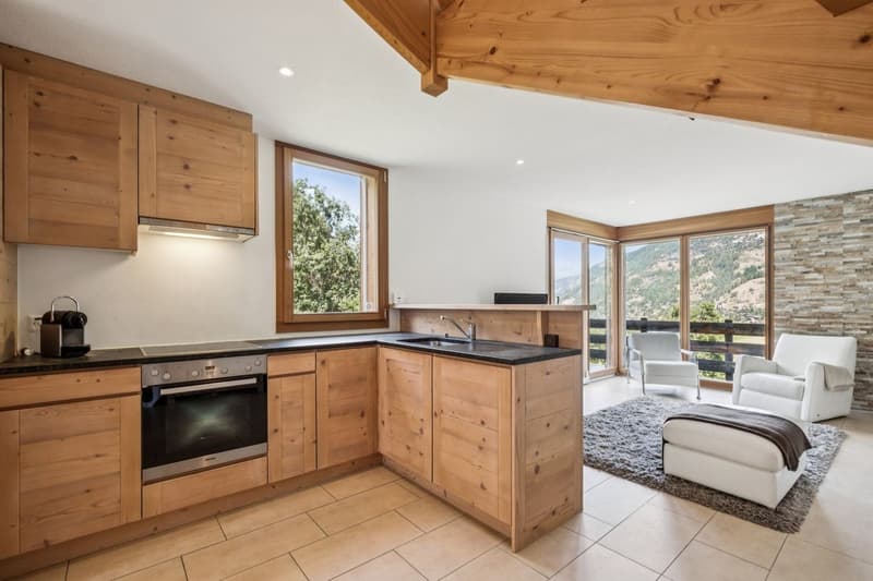 Duplex moderne et chaleureux à 5 minutes de Grimentz (4)
