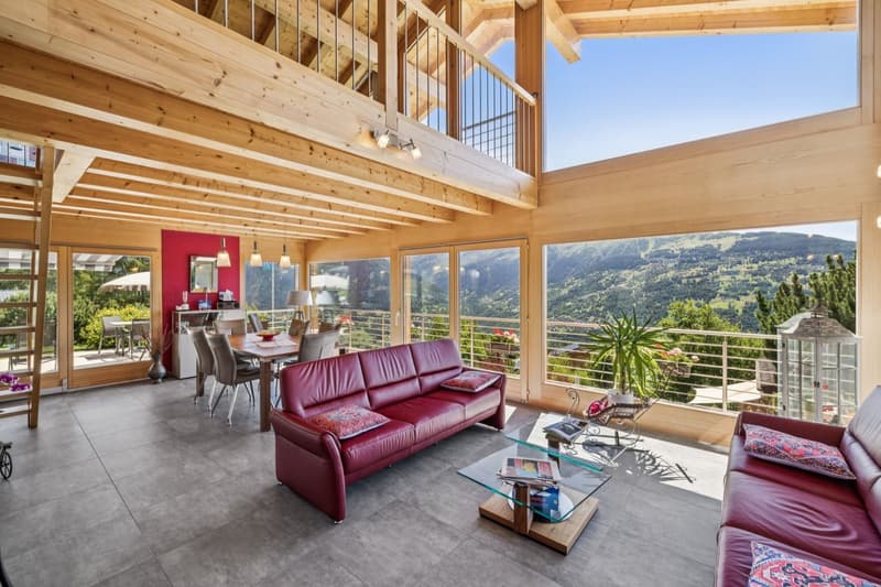 Chalet contemporain avec vue panoramique - Résidence Principale (4)