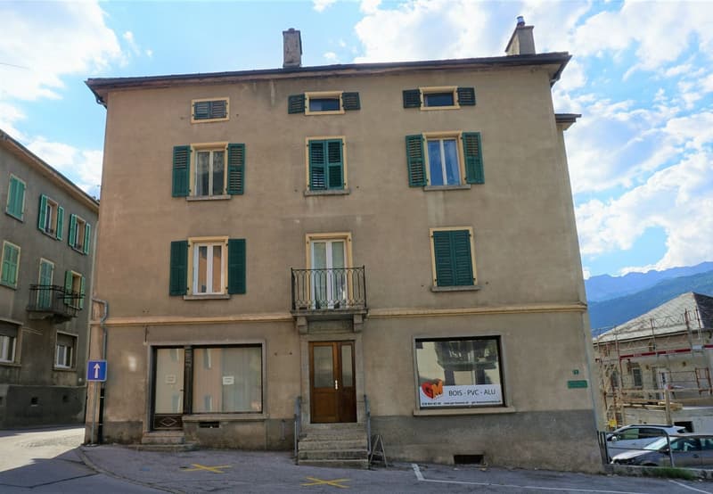 Proche de Sierre : 3.5 pces avec carnotzet actuellement loué (2)