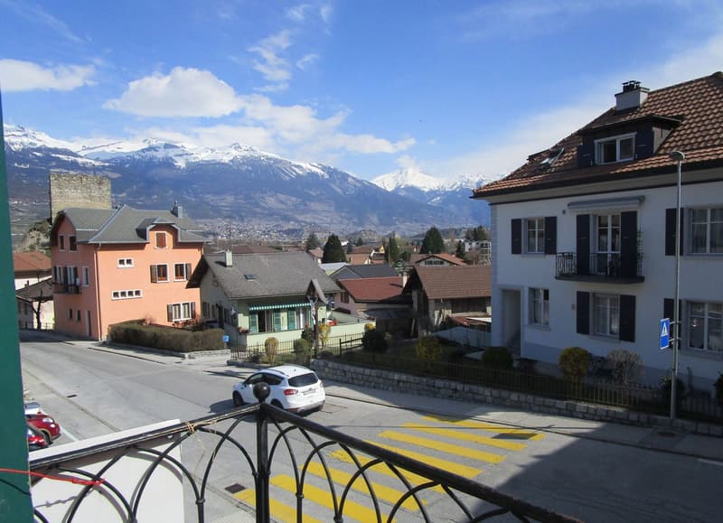 Proche de Sierre : 3.5 pces avec carnotzet actuellement loué (2)