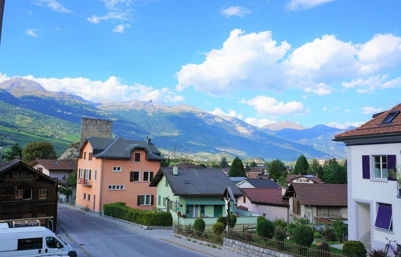 Proche de Sierre : 3.5 pces avec carnotzet actuellement loué (9)