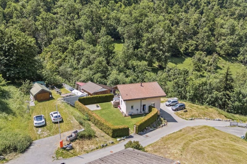 Grande propriété avec garages et ateliers à 10 minutes de Sion! (1)