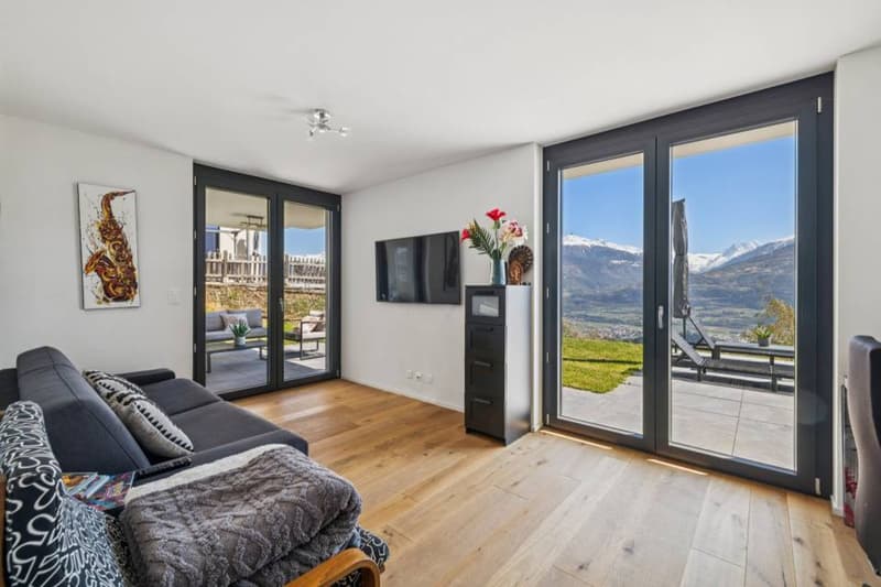 Villa de standing en dominance sur la plaine. (10)