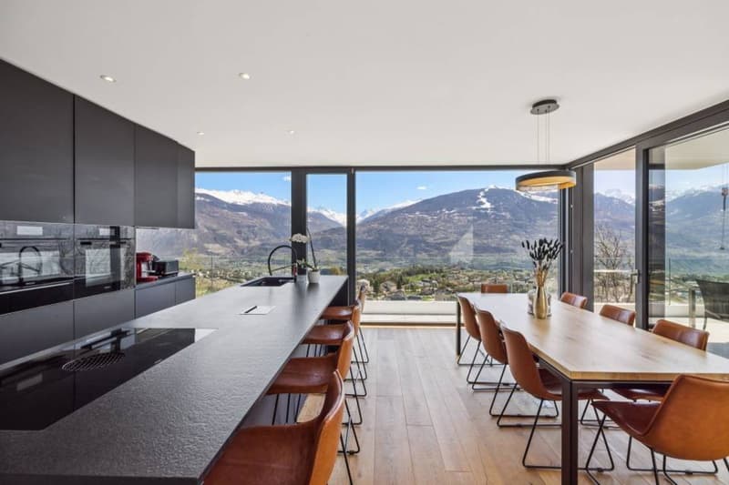 Villa de standing en dominance sur la plaine. (2)