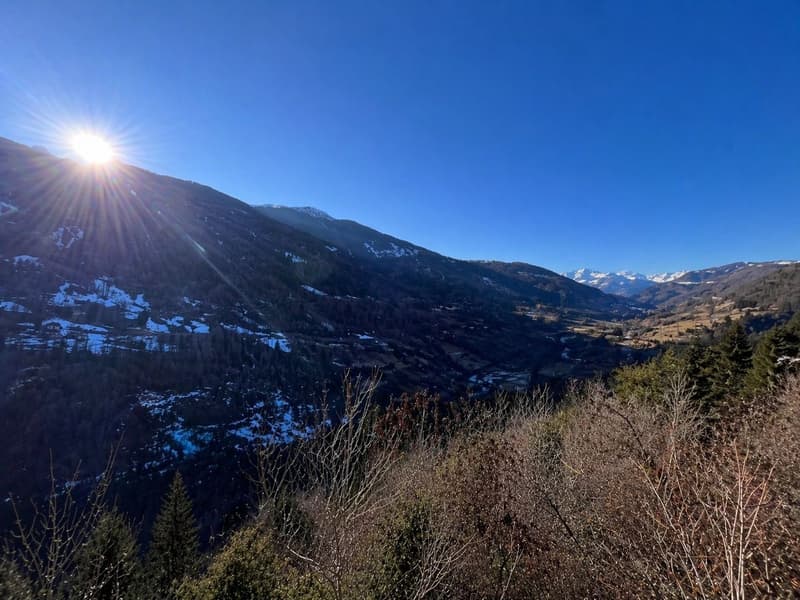 Grange à rénover au coeur de Vissoie avec projet d'architecte (2)
