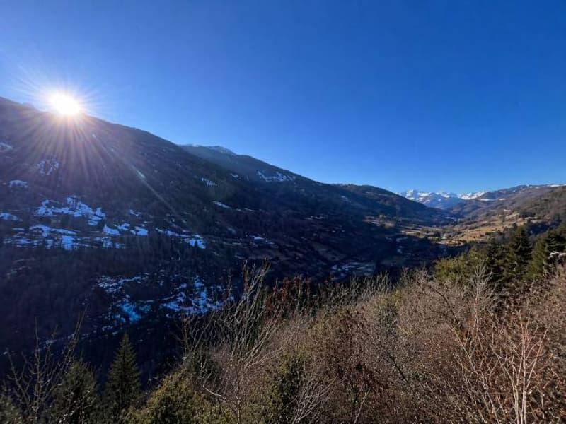 Grange à rénover au coeur de Vissoie avec projet d'architecte (1)