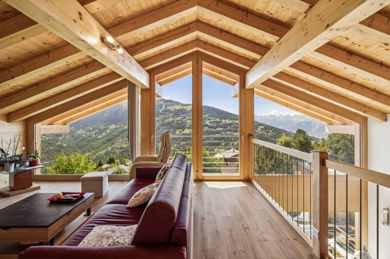 Chalet contemporain avec vue panoramique - Résidence Principale (1)
