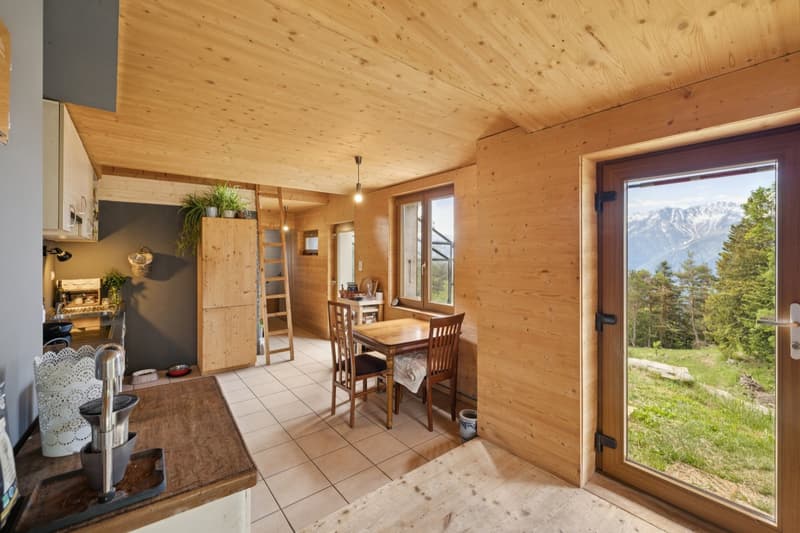 Chalet individuel 3,5 pièces en pleine nature Valaisanne (5)