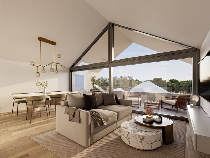 Appartement neuf en dominance sur la plaine. (5)