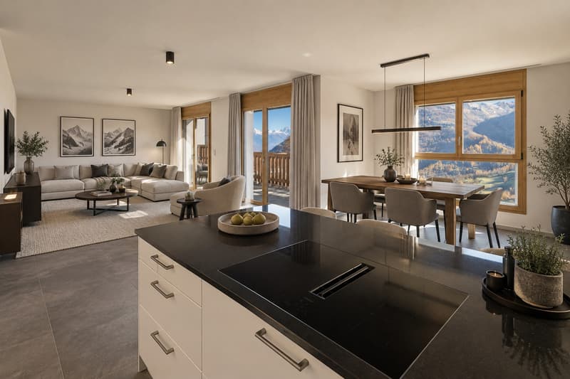 Appartement meublé par intelligence artificielle