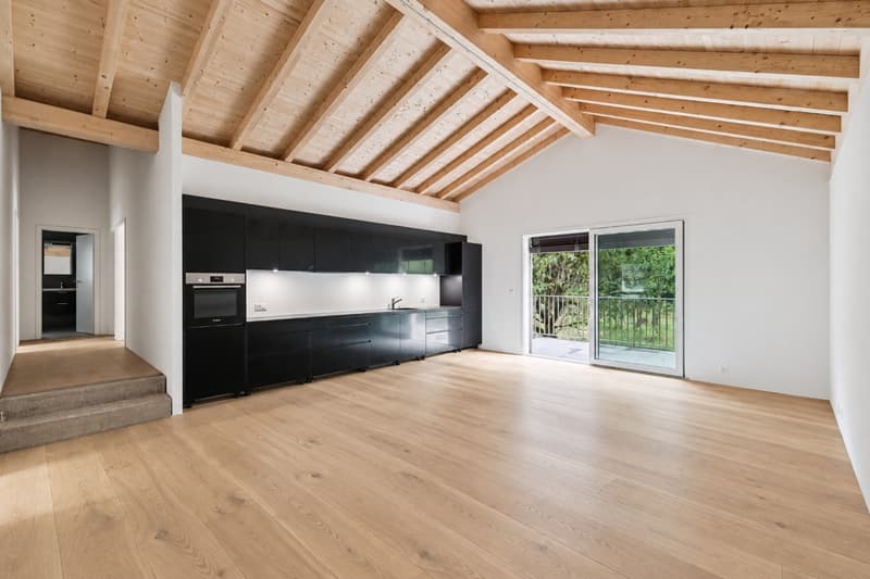 Appartement en attique de 5,5 pièces avec 2 balcons à Epinassey (1)