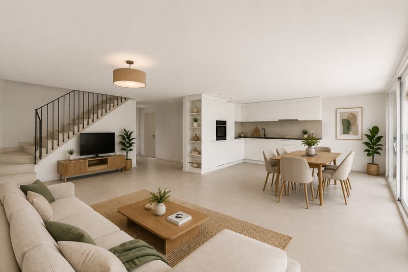 4.5-Zimmer-Duplexwohnung mit Terrasse und Garten (1)
