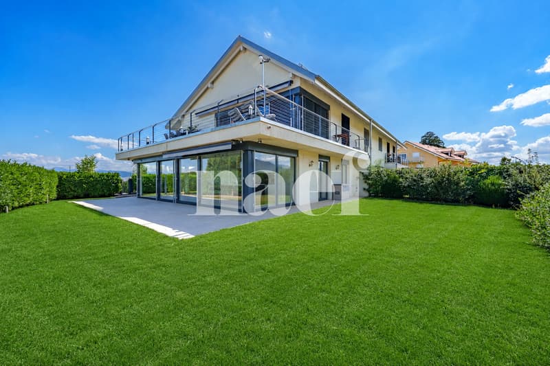En exclusivité : Grand duplex en rez-de-jardin à Grens (2)