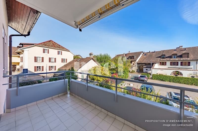 En exclusivité : Appartement de 4.5 pièces au centre du village (1)