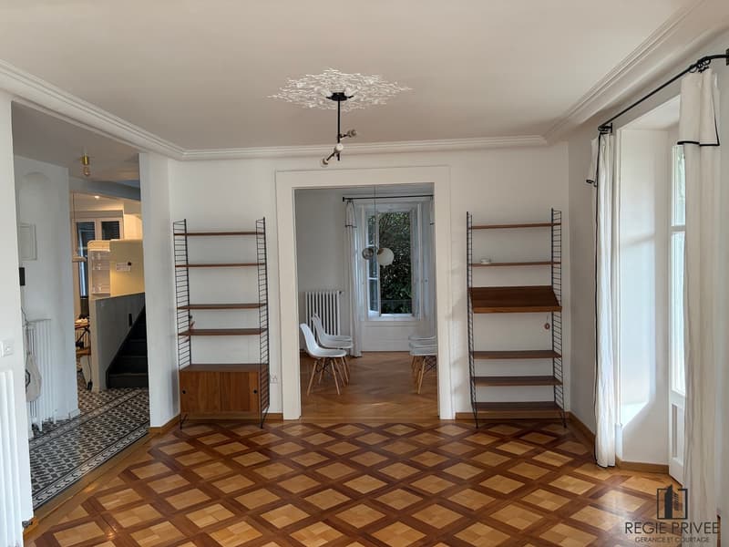 Magnifique triplex avec grand jardin au centre de Lausanne (2)