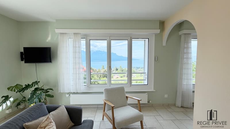 Appartement de 2.5p. meublé avec vue sur le lac (5)