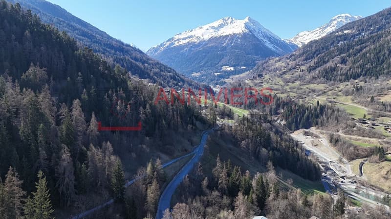 Vue sur le fond de la vallée