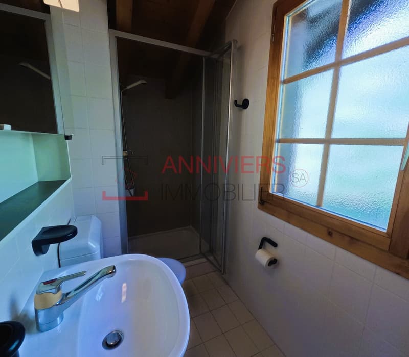 Salle d'eau avec douche