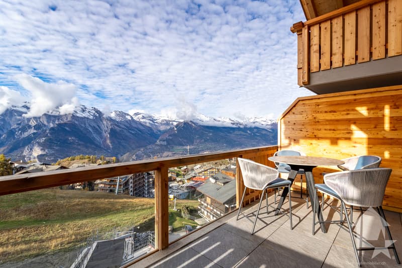 Superbe appartement, 1.5 p, 120 m2, ski-in ski-out, vue magnifique (2)