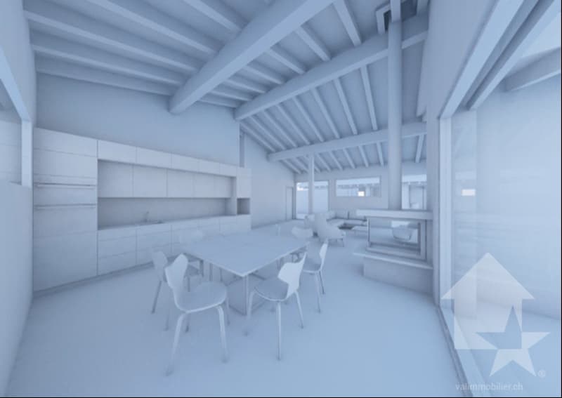 En construction, chalet traditionnel, quartier calme, vue panoramique (9)