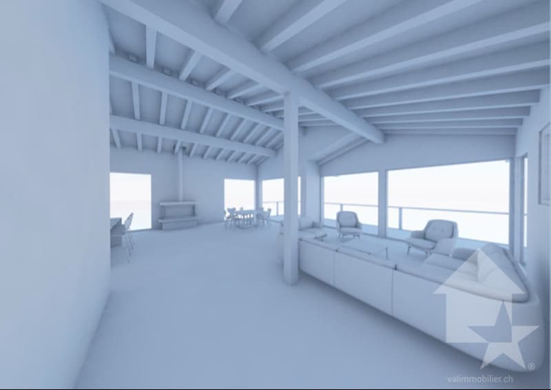 En construction, chalet traditionnel, quartier calme, vue panoramique (10)