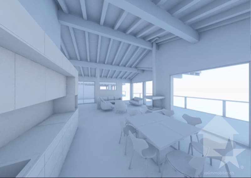 En construction, chalet traditionnel, quartier calme, vue panoramique (8)