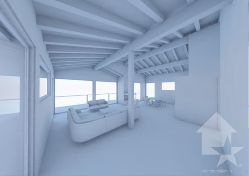 En construction, chalet traditionnel, quartier calme, vue panoramique (6)