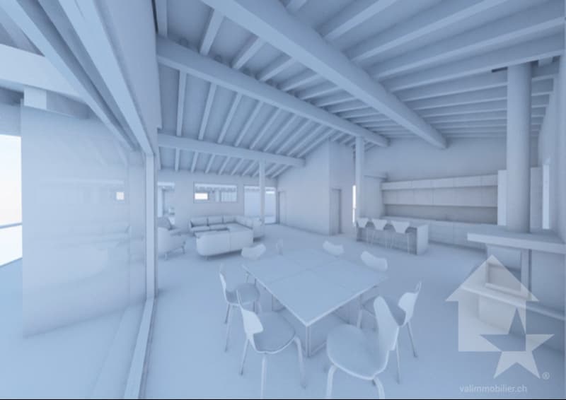 En construction, chalet traditionnel, quartier calme, vue panoramique (9)