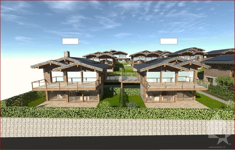 En construction, chalet traditionnel, quartier calme, vue panoramique (2)