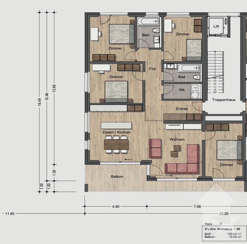 Nouveaux appartements résidentiels de 5,5 pièces (12)