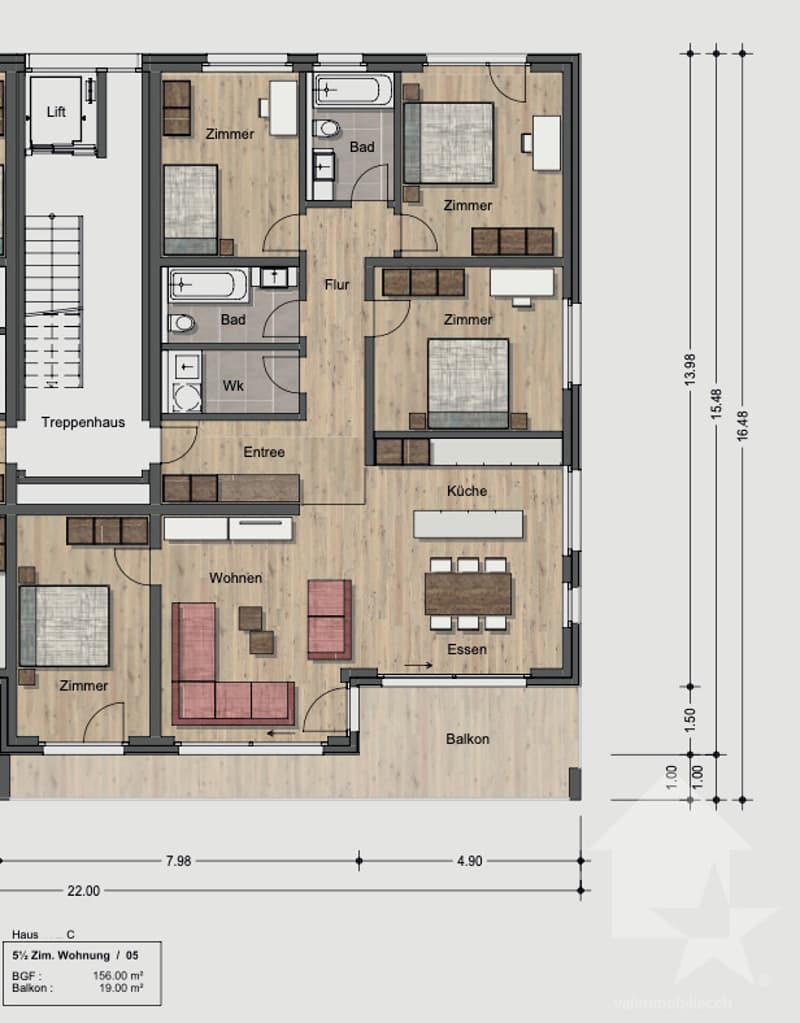 Nouveaux appartements résidentiels de 5,5 pièces (11)