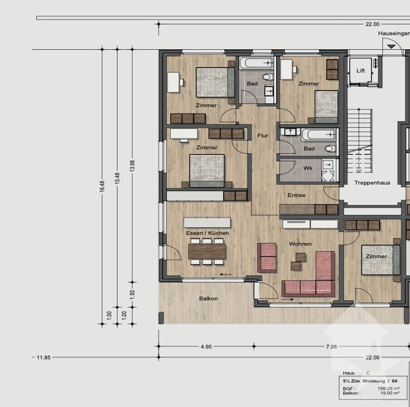 Nouveaux appartements résidentiels de 5,5 pièces (10)