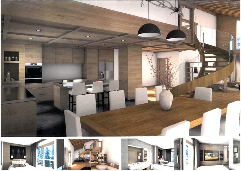 Magnifique duplex 4,5 pces de standing au centre de Crans (5)
