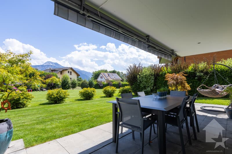 Rez 5.5 pièces terrasse et jardin, résidence secondaire et étrangers (10)