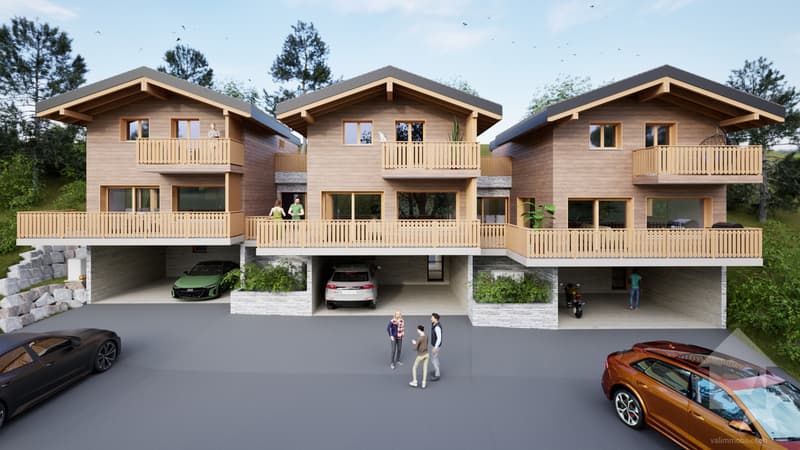 Magnifique chalet de 4.5 pièces avec terrasse et pelouse (3)