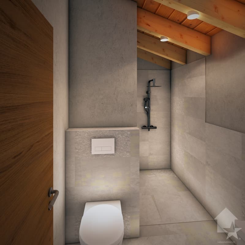 Magnifique chalet de 4.5 pièces avec terrasse et pelouse (11)