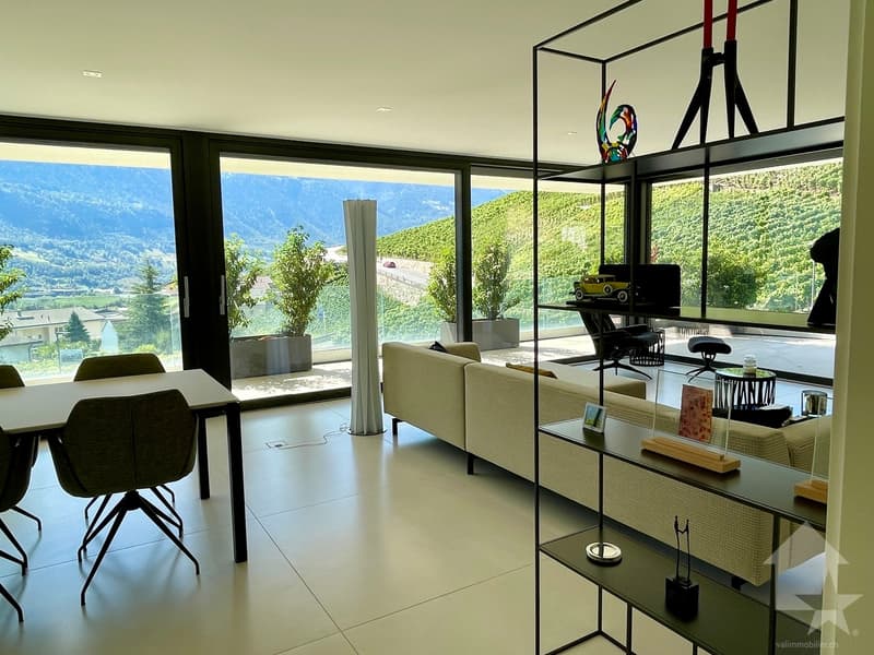 Appartement contemporain avec vue panoramique sur les hauts de Sierre (3)