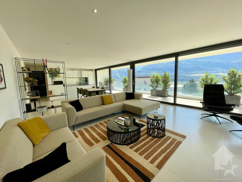 Appartement contemporain avec vue panoramique sur les hauts de Sierre (5)
