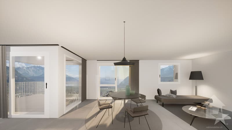 Appartement 3,5 pces de 96m2 avec jardin de 38m2 et 2 places de parc (7)