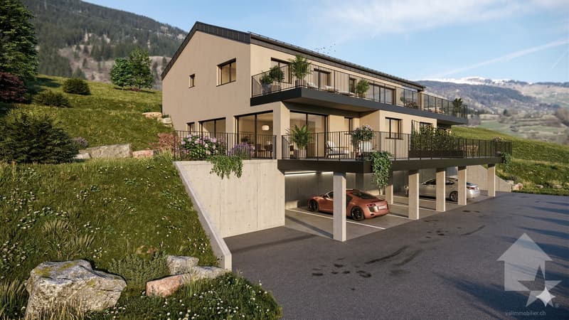 Attique de 4.5 pièces à Veysonnaz avec grande terrasse panoramique (5)