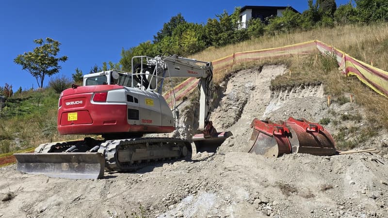 Chantier en cours, villa mitoyenne en terrasse, vue panoramique (11)